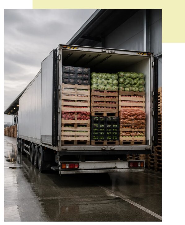 Перевозка плодоовощной продукции в Железногорск по цене от 5169 р. | Агросервис-Жлр